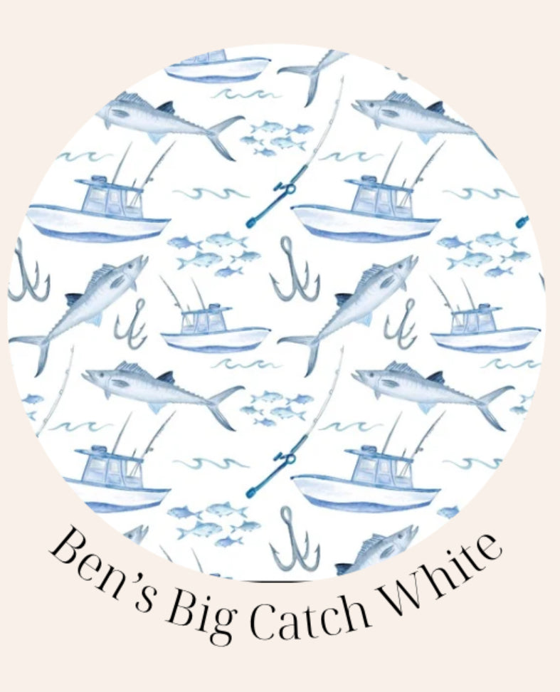 Ben’s Big Catch Two Piece (White)